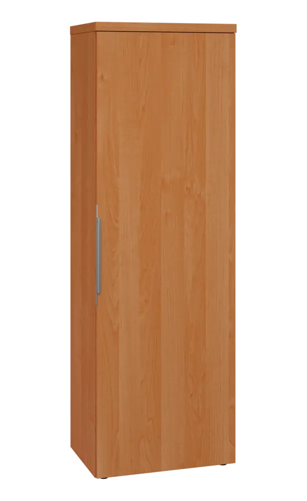 SISR 5 - 61 šatní skříň, 1-dveřová, výsuvné ramínko, pravá, 1820x600x400, olše jantar